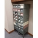 Grey 16 Drawer Modular Card File Storage with Base